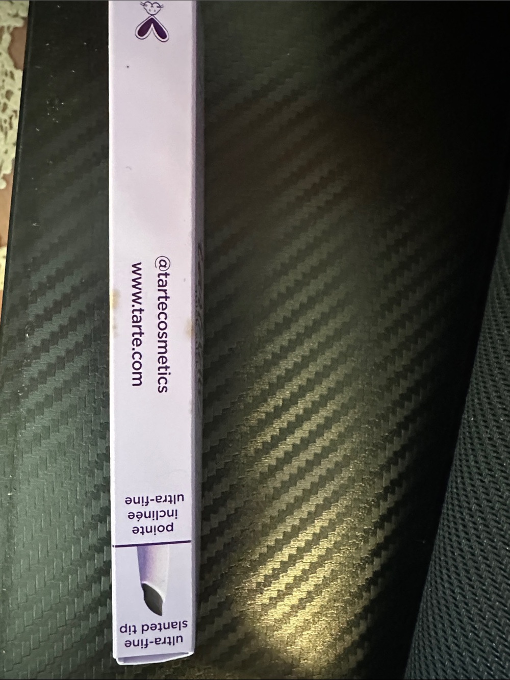 tarte Ultra-Fine Slanted Pointed Eyeliner - Light Purple Packaging